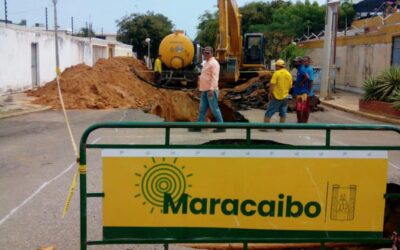 Colectores de la calle 89 de Canta Claro son intervenidos por la Alcaldía de Maracaibo