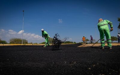 Arrancan trabajos de bacheo en la urbanización Ciudadela Faría