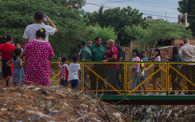 Rehabilitado puente peatonal de Teotiste de Gallego para beneficiar a más de 6.000 habitantes de Coquivacoa