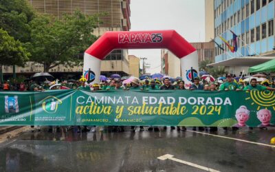 400 adultos mayores hacen de la caminata Edad Dorada Activa y Saludable 2024 una marea verde: “Los abuelos necesitamos amor”