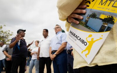 Alcaldía inspecciona avances del proyecto de recuperación del Complejo de Tenis Vereda del Lago de Maracaibo