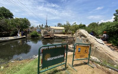 Comunidades acompañan en el inicio de la rehabilitación del puente peatonal de Santa Rosa: “Fuimos escuchados”