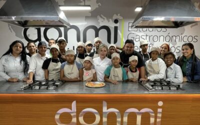 Niños de Fundanis reciben taller de Cocina en Dohmi Culinary Institute