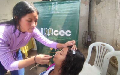 Taller de cejas y pestañas del IMCEC en Cristo de Aranza promueve el empoderamiento económico de la comunidad