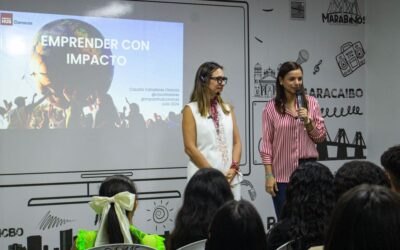 Claudia Valladares inspira a jóvenes marabinos con la charla Emprendimiento con Impacto