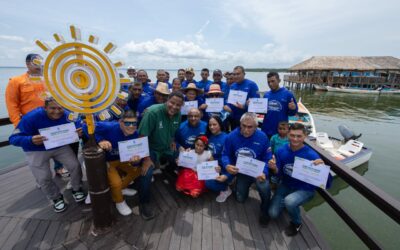 Certificados 30 marinos de la Ruta Turística Lacustre de Santa Rosa de Agua por la Alcaldía