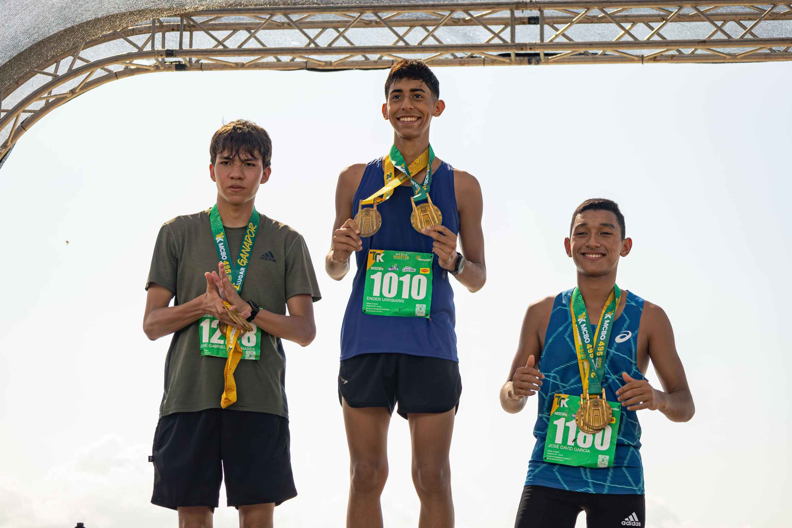 Con 15 años, Ender Urribarri se convirtió en el ganador de los 10K de la Media Maratón de Maracaibo 2024