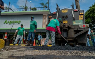 Abordaje integral de la Alcaldía lleva su Plan Rápido de Bacheo 2024 y mantenimiento de red gas a la parroquia Manuel Dagnino