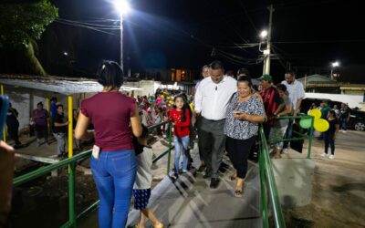 Alcaldía de Maracaibo rehabilita paso peatonal en Santa Rosa de Agua